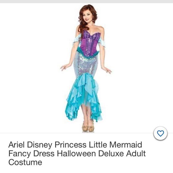 Disney Deluxe Leg Avenue Ariel Costume NWT